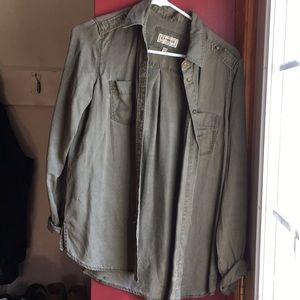 Express boyfriend button down